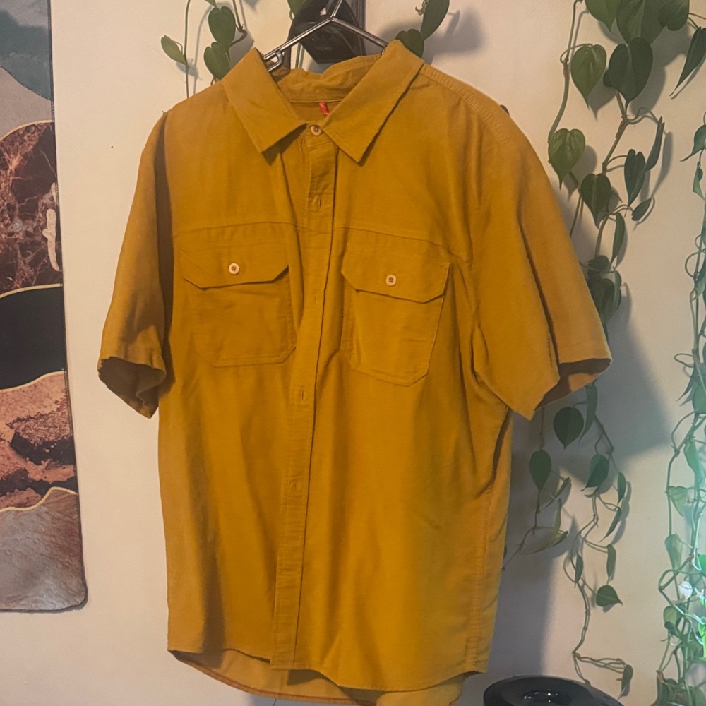 Iron & resin Herman short sleeve button up shirt